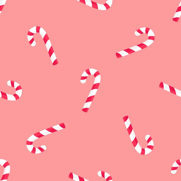 Striped Candy Stick naadloze patroon Vector papier — Stockvector