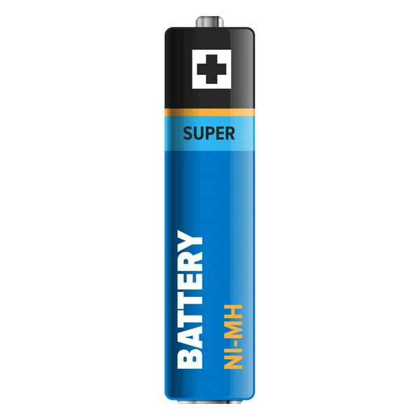 Super kraftfull och kompakt batteri Illustration — Stock vektor