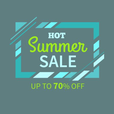 Sıcak yaz Satılık Upto 70 kapalı fiş şablonu