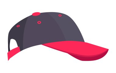 Cap minimalist parlak vektör çizim