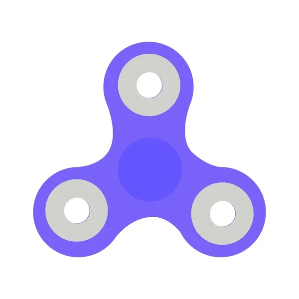 Ilustración vectorial de Spinner Fidget púrpura claro — Archivo Imágenes Vectoriales