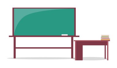 Blackboard tebeşir ve öğretmenler tablo parça ile