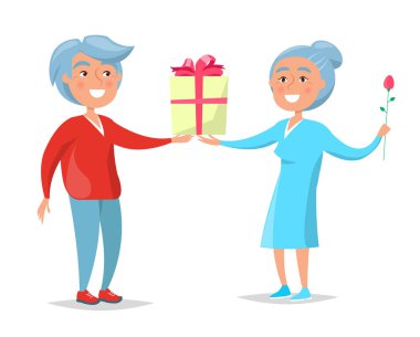 Üst düzey çift vermek için vektör sunar