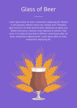 Tulip bardak bira bacak vektör şeffaf Kupası