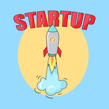 Başlangıç büyük resimde daire vektör çizim