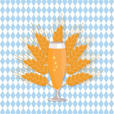 Pilsner bardak bira beyaz arka plan üzerinde izole