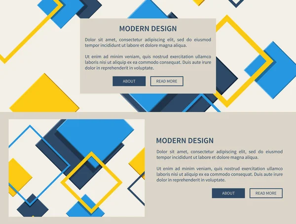 Modern Design webbsida ljus vektorillustration — Stock vektor