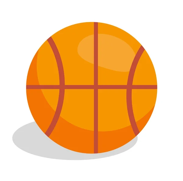 Basketbol futbol top vektör illüstrasyon izole — Stok Vektör