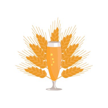 Pilsner bardak bira beyaz arka plan üzerinde izole