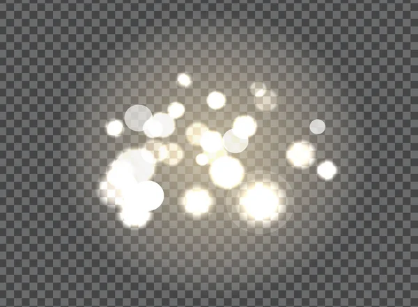 Blurred Brillante elementos brillantes en negro — Archivo Imágenes Vectoriales