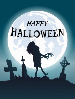 Cadılar Bayramın kutlu olsun korkunç kutlama kartpostal