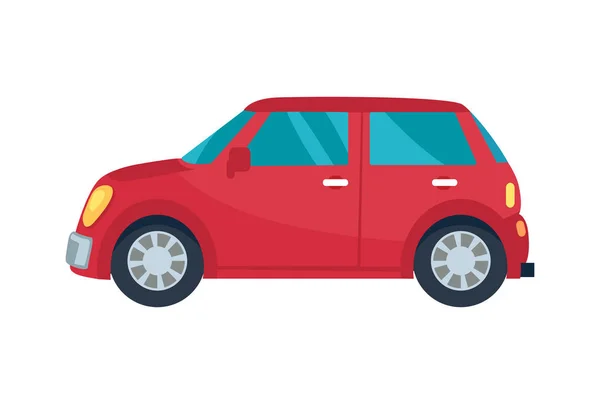 Hatchback Automóvil Icono Vector Ilustración — Vector de stock