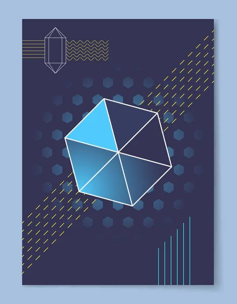 Ilustrasi Vektor Gambar Geometrik Wallpaper - Stok Vektor