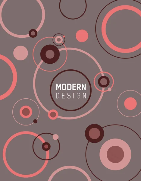 Modern Design med cirklar vektorillustration — Stock vektor