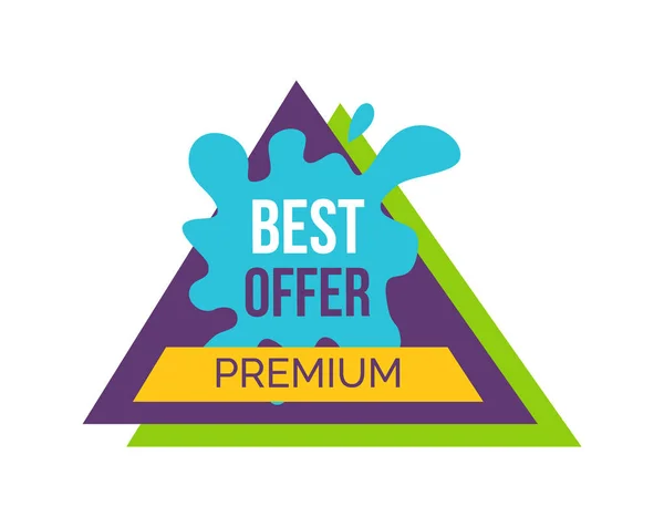 Migliore offerta Premium adesivo vettoriale illustrazione — Vettoriale Stock