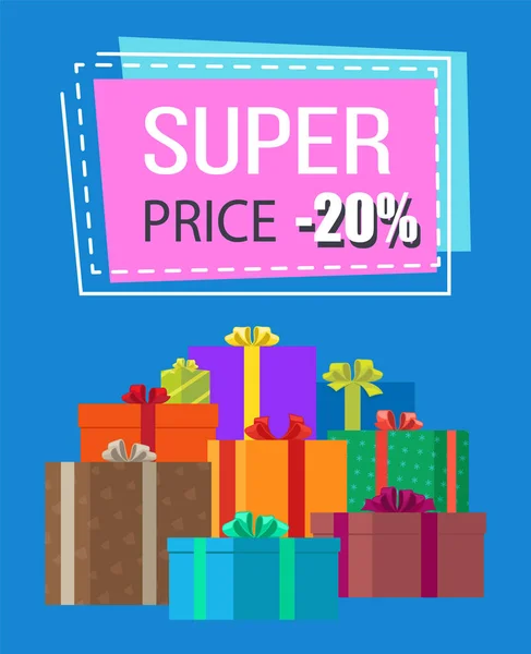 Illustration vectorielle d'approbation de vente de super prix — Image vectorielle