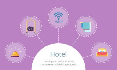 Otel Hizmetleri Web sitesi şablonuna erişim hızlı