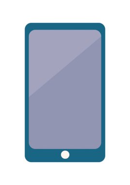 Dijital Smartphone ile büyük ekran vektör simgesi