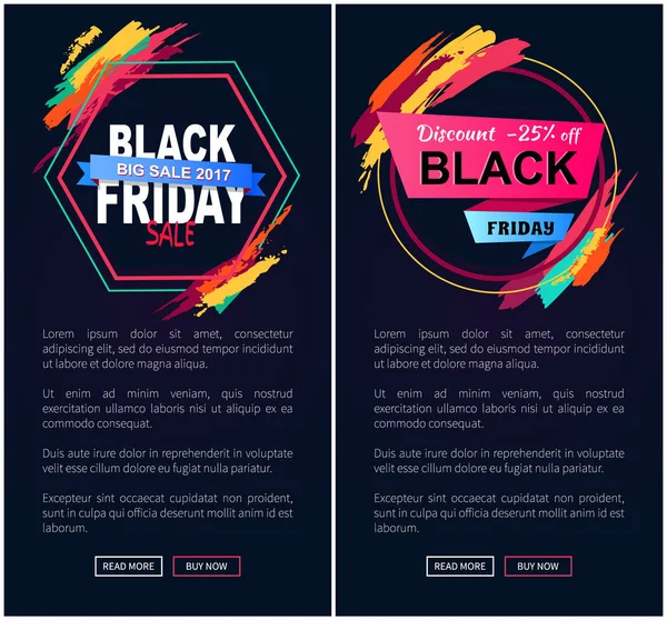 Black Friday Big Sale Web sur l'illustration vectorielle — Image vectorielle
