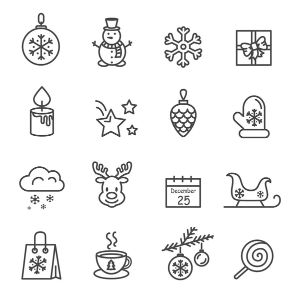Conjunto de iconos blanco y negro Vector Ilustración — Vector de stock
