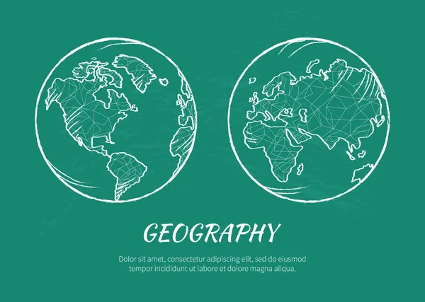Земля планета модель іконка Векторні ілюстрації — стоковий вектор