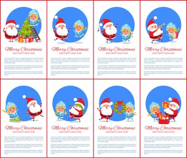 Mutlu Noeller Poster, metin vektör çizim