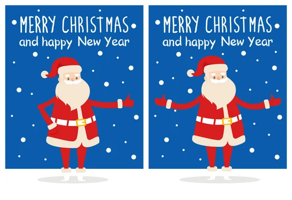 Merry Christmas mutlu yeni yıl Poster Santa kar