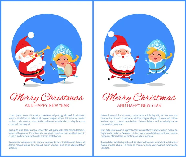 Joyeux Noël Bonheur Illustration vectorielle — Image vectorielle