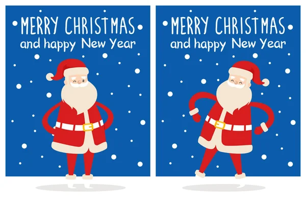 Merry Christmas mutlu yeni yıl Poster Santa kar