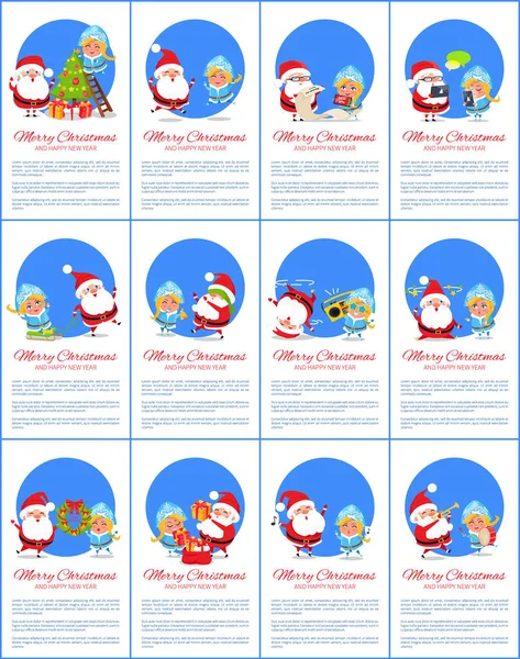 圣诞快乐的标语牌矢量插图 — 图库矢量图片