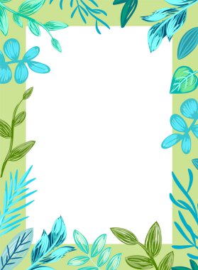 Kare kare şekli Poster vektör şekil