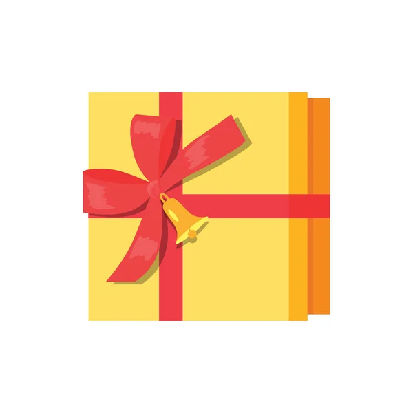 礼品盒礼物包装图标顶向量 — 图库矢量图片