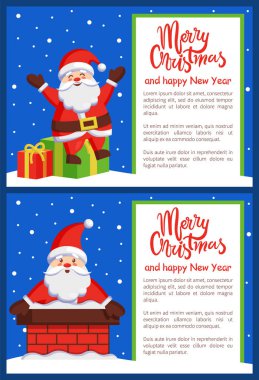 Merry Christmas mutlu yeni yıl posterler Noel Baba