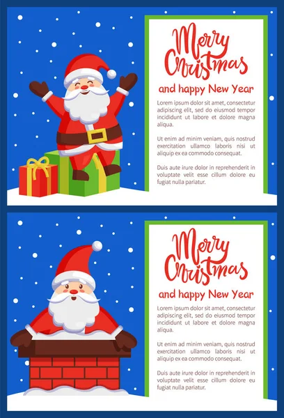 Merry Christmas mutlu yeni yıl posterler Noel Baba