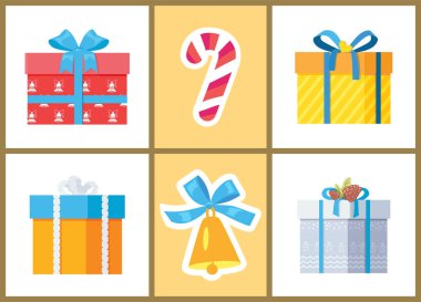 Şerit, tatlı şeker paketi koniler dekore kutusu