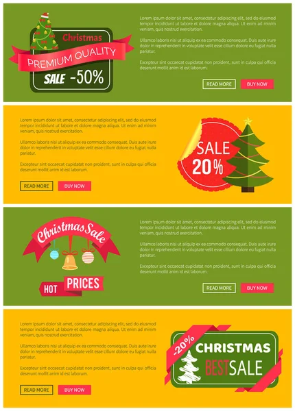 Premium qualidade preço quente cartão de venda de Natal — Vetor de Stock
