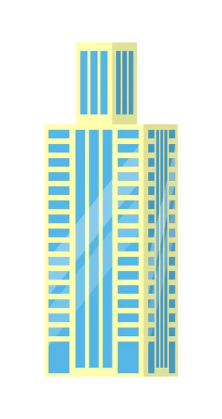 Conjunto de edificios de la ciudad Iconos Vector Ilustración — Vector de stock