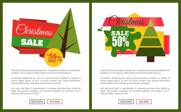 Vente de Noël Off Card Illustration vectorielle — Image vectorielle