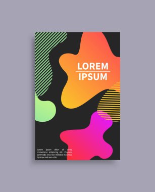 Afiş arka plan vektör Poster sıçraması