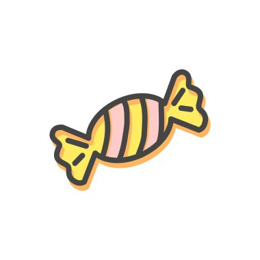 Noel vektör illüstrasyon kaydırma içinde şeker