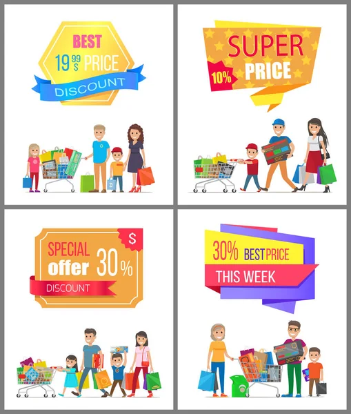 Vente Prix bas spécial Remise Super Choice Card — Image vectorielle