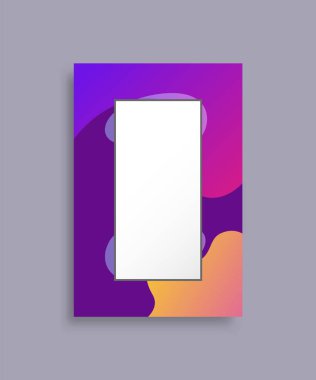 Arka arka plan yer metin ile çerçeve büyük başlığı