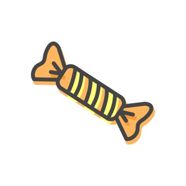 Noel vektör illüstrasyon kaydırma içinde şeker