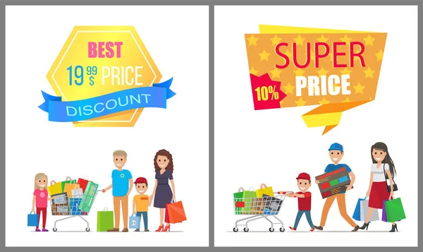 Mejor precio Super Discount Vector Illustrations — Vector de stock