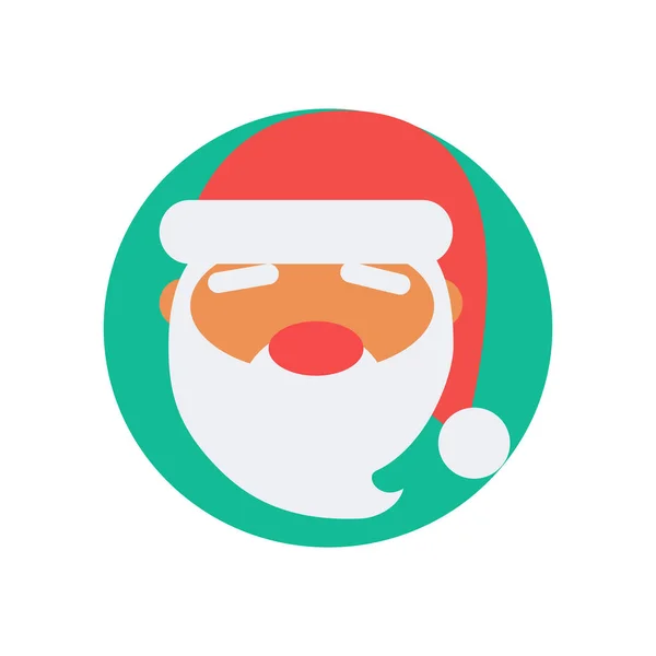 Santa Claus Christmas Poster Vector Illustration — Stock Vector