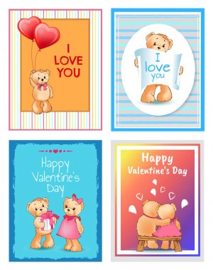 Sevgililer günü vektör çizim Seniseviyorum