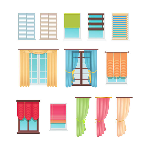 Роскошные занавески и практичные жалюзи
