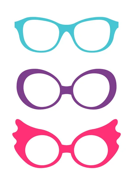 Spectacles Accessory Collection Vector — Stock Vector