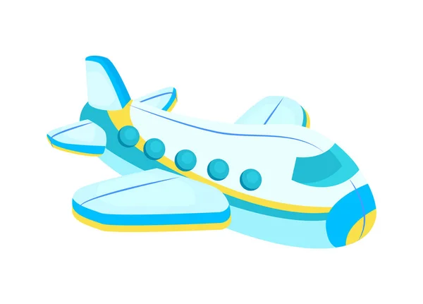 Avión con Windows Toy Icono Vector Ilustración — Archivo Imágenes Vectoriales