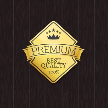En iyi kalite 100 altın etiket Premium seçim